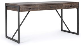 Pracovný stôl catex 153 x 76 cm hnedý MUZZA