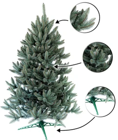 Foxigy Vianočný stromček Smrek 220cm Royal Silver