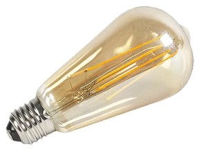 Sada 3 stmievateľných LED žiaroviek E27 ST64 zlatá 5W 450lm 2200K