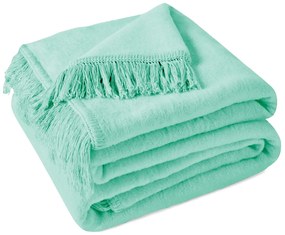 BAVLNENÁ DEKA COTTON CLOUD 150X200 CM MENTOLOVÁ