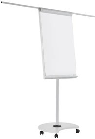 Flipchart Magnetoplan Junior 68 x 97 cm, mobilný, sivá / biela
