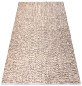 Koberec protišmykový ANDRE 1577 Jodelka, chevron - béžový