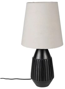 Čierno-béžová stolová lampa Aysa - White Label