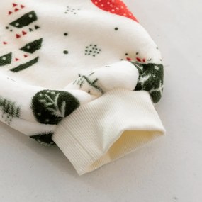 Baránková mikinová deka s rukávmi a kapucňou WINTER HEARTS, farebná