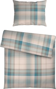 XXXLutz POSTEĽNÁ BIELIZEŇ satén modrá 140/200 cm Esposa - Obliečky & plachty - 005397068202