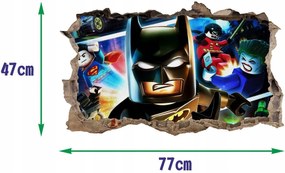 Nálepka na stenu Batman 47x77cm