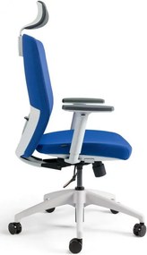 OFFICE PRO bestuhl -  OFFICE PRO bestuhl Kancelárska stolička J2 ECO WHITE SP modrá