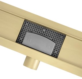 Rea Neox, odtokový žľab 90 cm, zlatá lesklá, REA-G2564