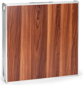 Skládací turistický stůl Veloca 180x60 cm hnědý