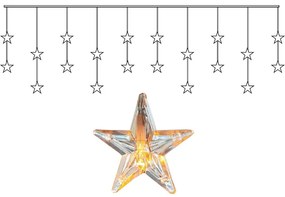 Star trading LED dekoračné osvetlenie do okna D. 1,8m číra