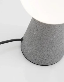 Dizajnová stolová lampa Zero 10 Svetlá sivé