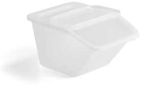 Úložný plastový box FENTON, 34 L, biely