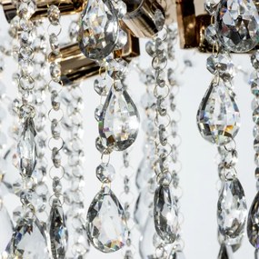 Brilagi - Prisadený luster CRYSTAL 6xE14/60W/230V zlatá