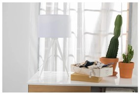 Biela stolová lampa Zuiver Tripod