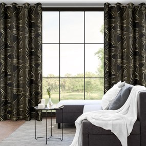 ZÁVES NA KRÚŽKOCH KIARA 140X250 CM VZOROVANÁ