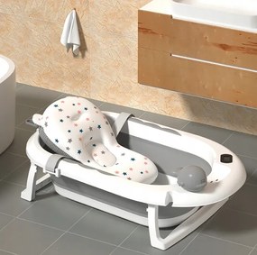 Skladacia detská vanička VAIANA Premium s poduškou - viac farieb modrá