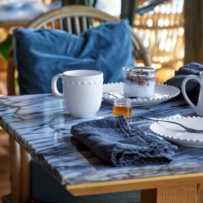 Biely kameninový hrnček Costa Nova Pearl, 370 ml