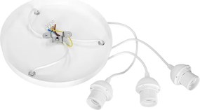 Brilagi - Luster na lane RESNA 3xE27/60W/230V pr. 45 cm hnedá/béžová