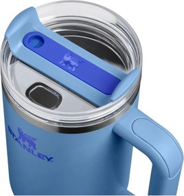 Modrá termoska so slamkou z nehrdzavejúcej ocele 1,18 l Quencher H2.O FlowState™ Tumbler Blue Sky – Stanley
