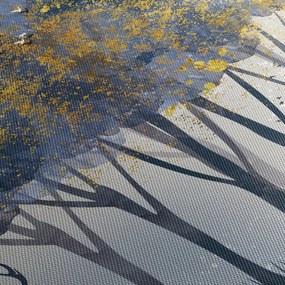 Obraz jeleňa v lese (120x50 cm)