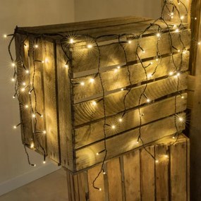 Nexos 2178 diLED svetelný dážď - 180 LED teple biela