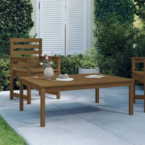 Záhradný stolík medovohnedý 121x82,5x45 cm borovicový masív 824130