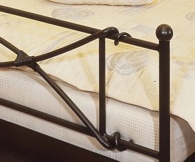 IRON-ART THOLEN - jednoducho krásna kovová posteľ - Akcia! 180 x 200 cm, kov