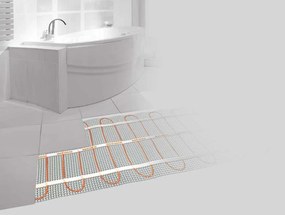 Sapho Sapho, WARM TILES elektrická podlahová vykurovacia rohož 2,1m2, 340W, WTM21