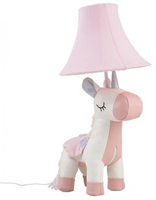 Detská stolná lampa Unicorn Ružová - Elsa