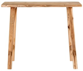 Konzolový stolík z teakového dreva v prírodnej farbe 30x90 cm Girona – House Nordic