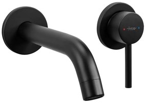 REA-B5332 - Umývadlová batéria pre podomietkovú inštaláciu OWEN čierna