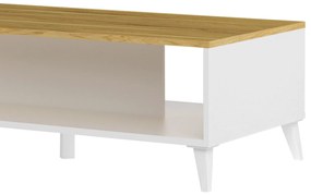 Konferenční stolek Barris 41 120 cm ořech americký/bílý