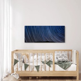 Obraz nočných hviezd a oblohy (120x50 cm)
