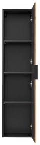 CMD Kúpeľňová skrinka XILO BLACK WOTAN 80-01-D-1D