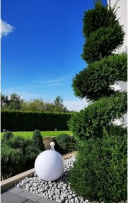 LED solárna lampa LED/1,2V 6500K 200 mAh pr. 30 cm IP44 biela/čierna