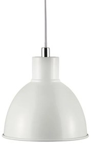 NORDLUX Kovový závesný luster POP, 1xE27, 40W, biely