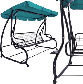 Záhradná hojdačka so strieškou Springos GS0024