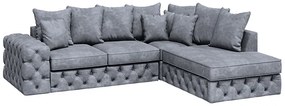 PROXIMA.store - Rohový gauč chesterfield BENETTO LONG DRUH LÁTKY: SOFIA - 27