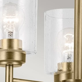 Kichler KL-WINSLOW3-NBR - Luster na reťazi WINSLOW 3xE27/60W/230V mosadz