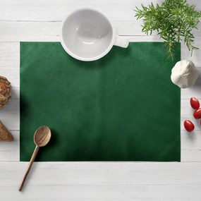 Biante Zamatové prestieranie na stôl Velvet Prémium SVP-032 Zelené 35x45 cm