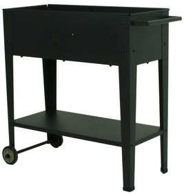 Pojazdný kovový kvetináč Garden Pleasure