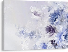 Obraz - Kvety, textúrovaná maľba (70x50 cm)