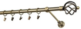 Garniže 19mm - jednoradové - SPIRAL - antik