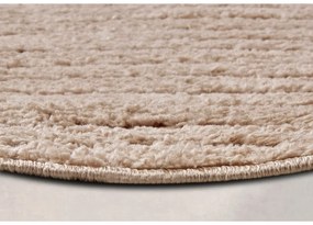 Taupe okrúhly koberec ø 200 cm Panglao New York Taupe – Elle Decoration