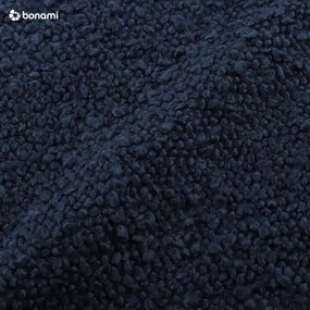 Tmavomodrá rohová pohovka z textílie bouclé (variabilná/do L) Molino – Micadoni Home