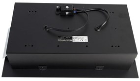 Sada 6 zapustených bodových svetiel čiernych AR111 nastaviteľných 2-svetlo - Oneon