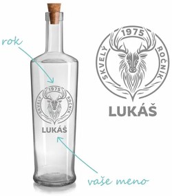 Pieskovaná fľaša Olea Piede Divoký ročník 0,7 l