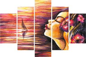 Obraz - Spomienky na leto (150x105 cm)