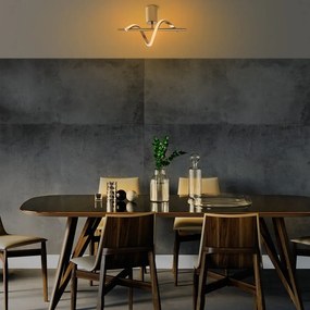 LED stropné svietidlo v zlatej farbe ø 7 cm Likma – Opviq lights