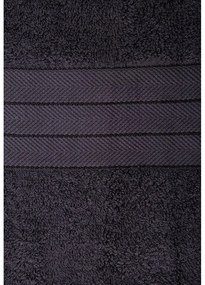Antracitové froté bavlnené osušky v súprave 2 ks 70x140 cm – Good Morning
